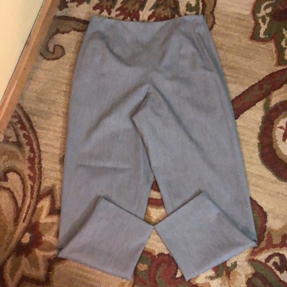 Vtg TALBOTS Size 10 P SideZip STRETCH Dark Charcoal Gray  Deadstock USA NEW - Picture 6 of 12